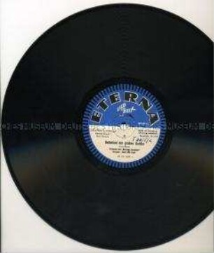 Schallplatte mit Musik aus "Mutter Courage"