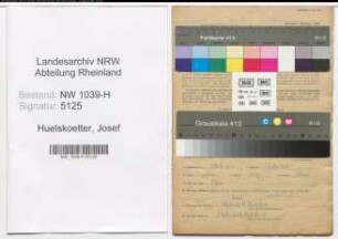 Entnazifizierung Josef Huelskoetter , geb. 04.07.1911 (Haendler)