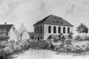 Waisenhauskirche mit Jüdenteich am Georgplatz