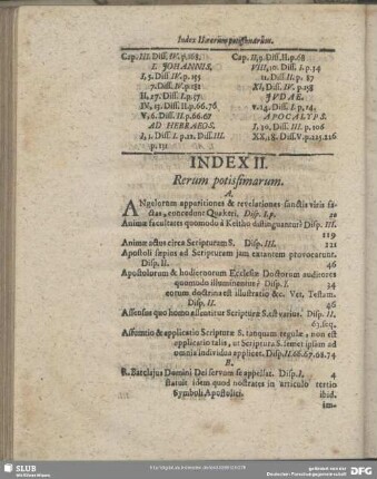 Index II. Rerum potissimarum