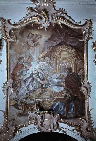 Kunigunde am Sterbebett ihre Mannes Heinrich
