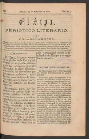 1877,1,12: año 1, número 12 (28 de octubre de 1877)