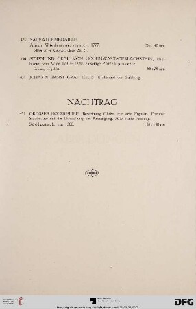 Nachtrag (Nr. 431)