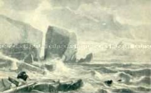 Sturmszene vor Helgoland