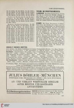 Vom Kunsthandel