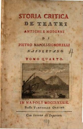Storia critica de' teatri antichi e moderni, 4