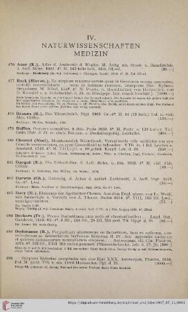IV. Naturwissenschaften Medizin (Nr.476-532)