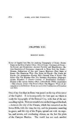 CHAPTER XXI. - MODERN ROME,