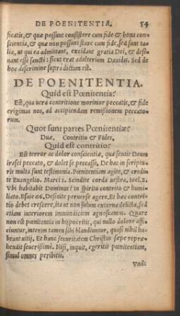 De Poenitentia.