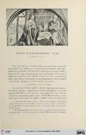 3. Pér. 22.1899: Notes sur Bernadino Luini, 2