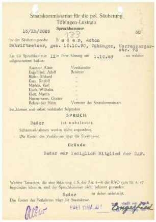 Bader, Anton