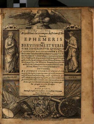 Auspiciis Caesaris Expeditionis in utramque Austriam & Bohemiam, Ephemeris : qua ... describitur quicquid ... gestum est ...