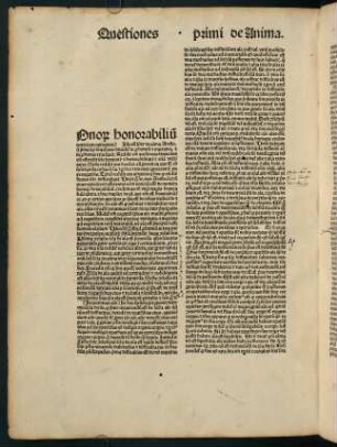 1v-3v, Questiones primi de Anima Arestotelis