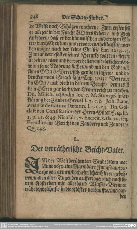 L. Der verrätherische Beicht-Vater
