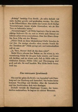 Eine interessante Sprechstunde