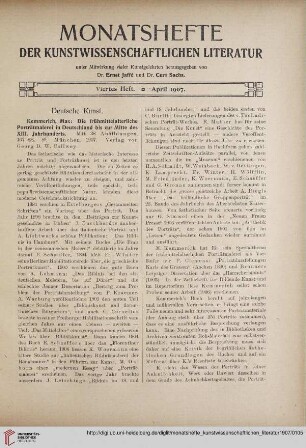 Viertes Heft (April 1907)
