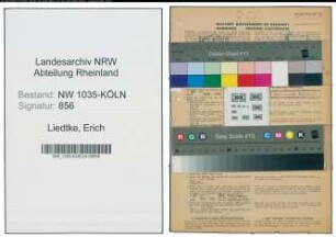 Entnazifizierung Erich Liedtke , geb. 08.07.1904 (Buchhalter)