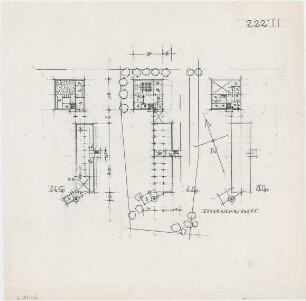 Döllgast, Hans; Steinkirchen (München); Feuerwehr - Grundrisse EG; UG; OG