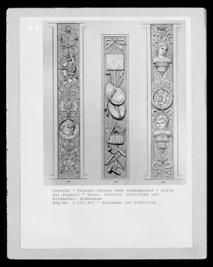 Venedig, Palazzo Ducale, Scala dei Giganti, Details