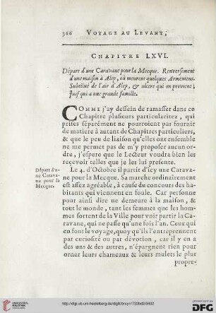 Chapitre LXVI: Départ d’une Caravane pour la Mecque. […]