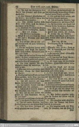 Der 116. Psalm
