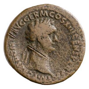 Münze, As, 87 n. Chr.