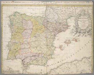Regnorum Hispaniae et Portugalliae Tabula generalis