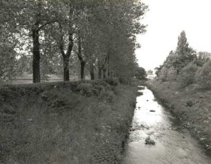 Großenhain. Röderneugraben, Blick von der Brücke