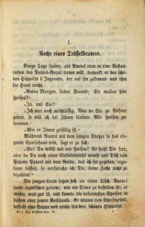 Die Trüffelbrüder : Humoristischer Roman von C. Paul de Kock. Aus dem französischen von G. F. W. Rödiger, 4