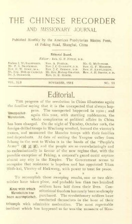 No. 11. November, 1911
