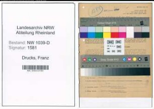 Entnazifizierung Franz Drucks , geb. 28.01.1896 (Angestellter)