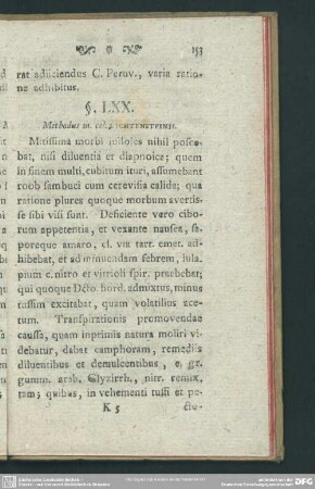 §. LXX [i.e. LXXI.]. Methodus m. cel. Lichtensteinii