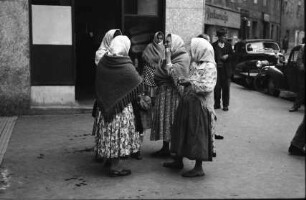 Zagreb, Agram: Marktfrauen im Gespräch