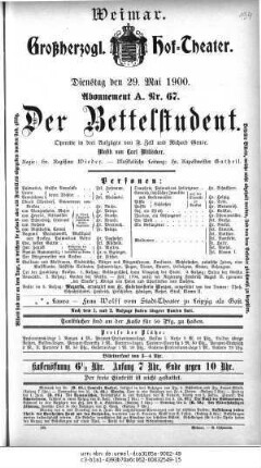 Der Bettelstudent