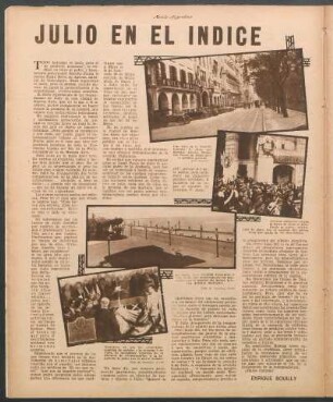 Julio en el índice