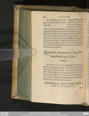 Exempla Tertiae Formae Divisonum.