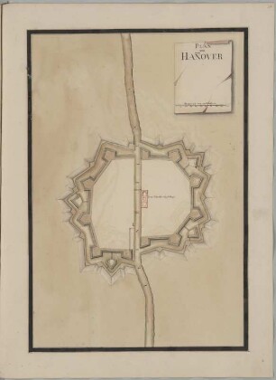 Plan von Hannover