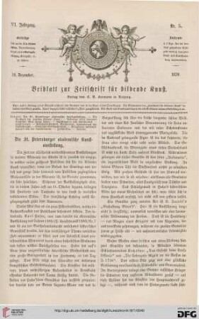 Heft 5 (16. Dezember 1870)