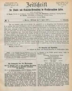 9. April 1879-24. März 1880=No. 1-24