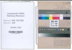 Entnazifizierung Carl Virnich , geb. 22.02.1902 (Sachverstaendiger)