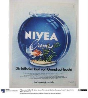 Nivea-Creme "Die hält die Haut von Grund auf feucht."