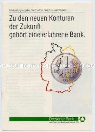 Werbe- und Informationsprospekt der Dresdner Bank