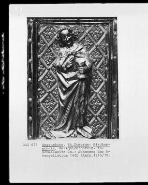 Schmalseite: Evangelist Johannes