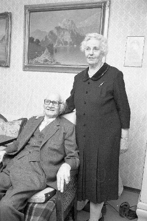 Diamanthochzeit der Eheleute Heinrich und Franziska Schachtner