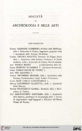 Società di Archeologia e Belle Arti