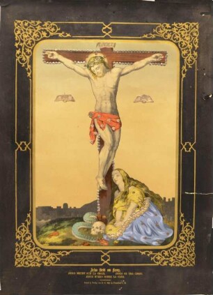 "Jesus stirbt am Kreuz"