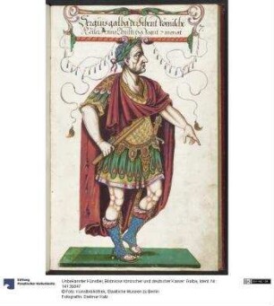 Bildnisse römischer und deutscher Kaiser: Galba