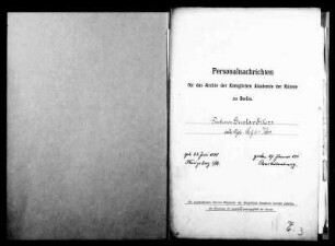 Eilers, Gustav Carl Adolph - Kupferstecher 1883 - Januar - 26