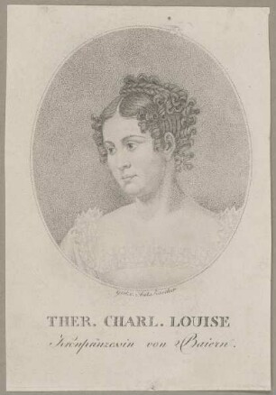 Bildnis der Ther. Charl. Lousie
