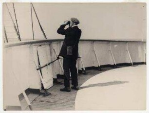 Ein Engländer auf der "Mauretania"